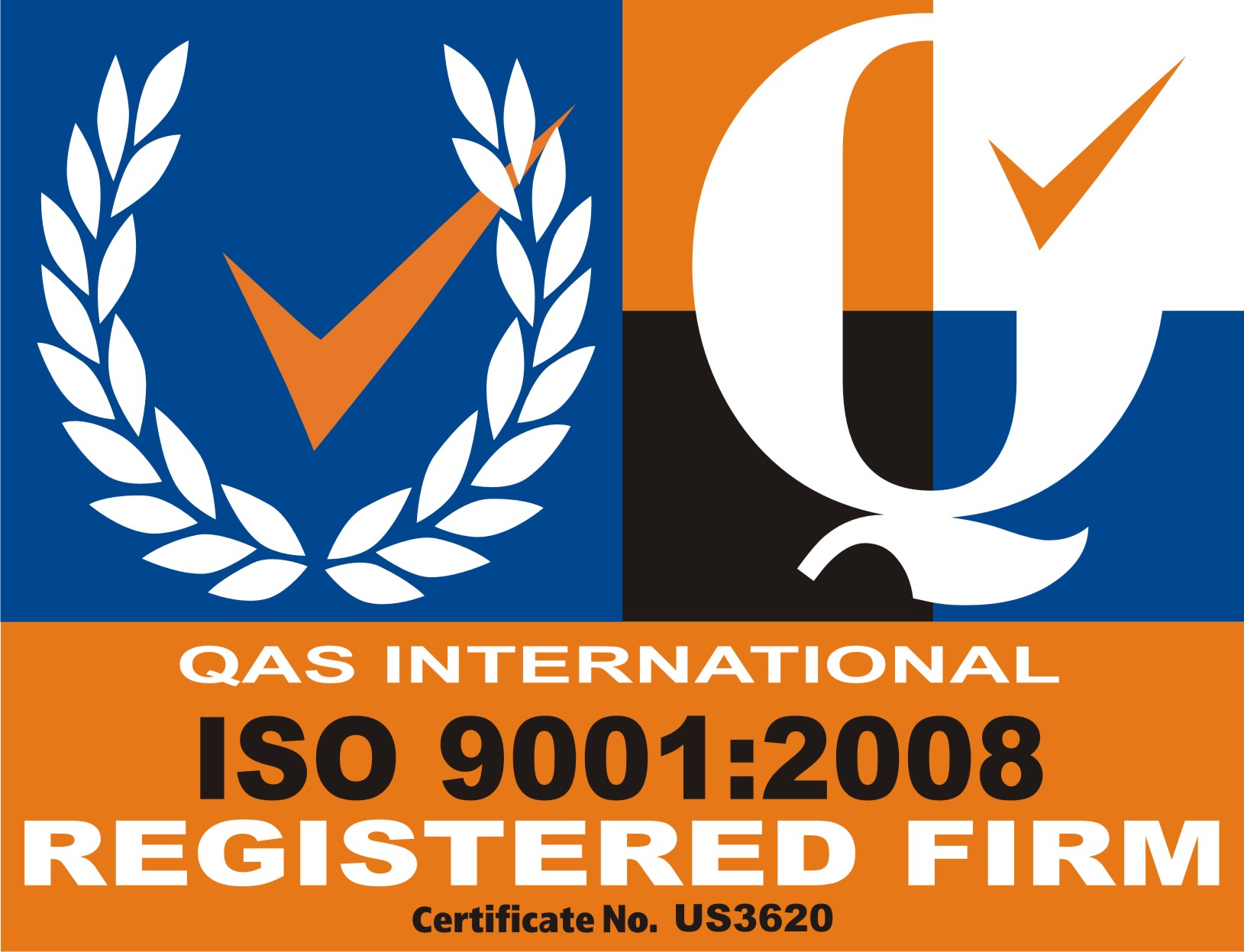 ISO QAS REGISTERED